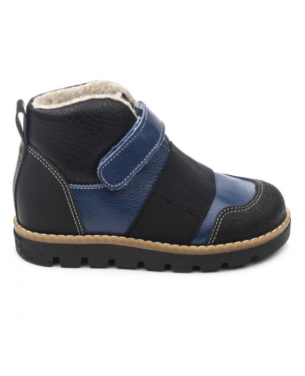 Children's boots 23009 leather, NEW YORK electric