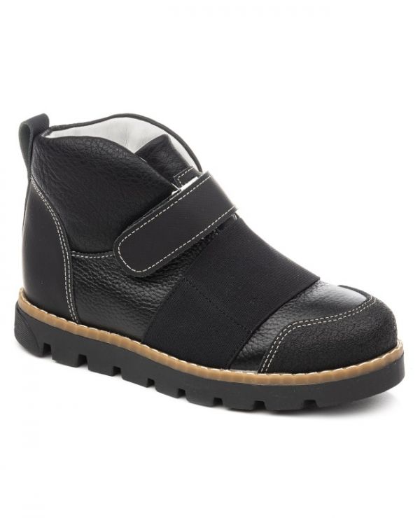 Children's boots to / p 23009 leather, STOCKHOLM black