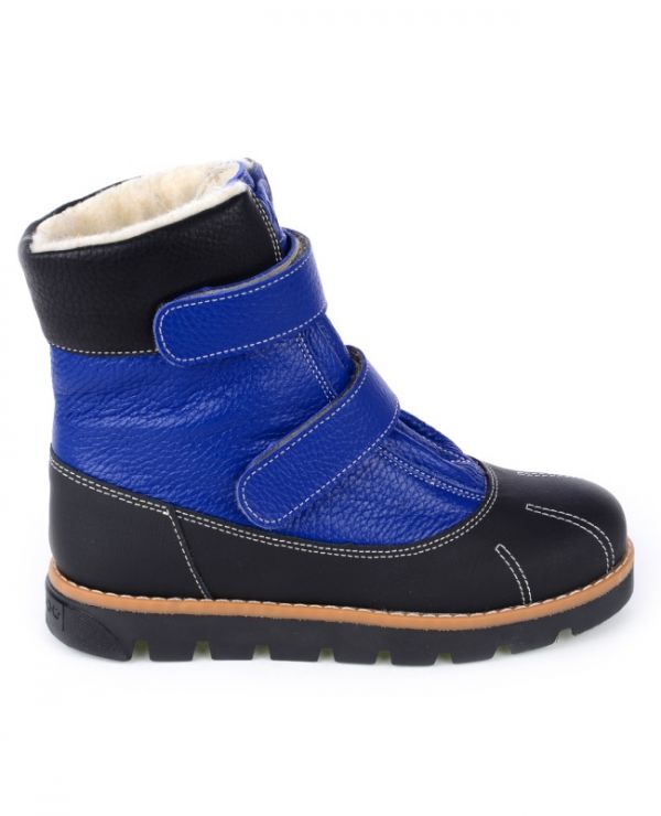 Children's boots 23010 leather, NEW YORK electric