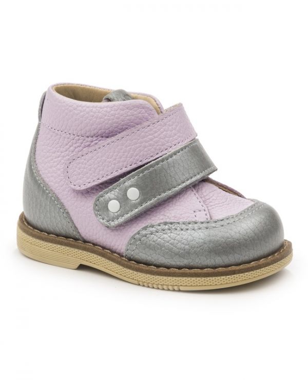 Children's boots 24018 leather, lilac lilac