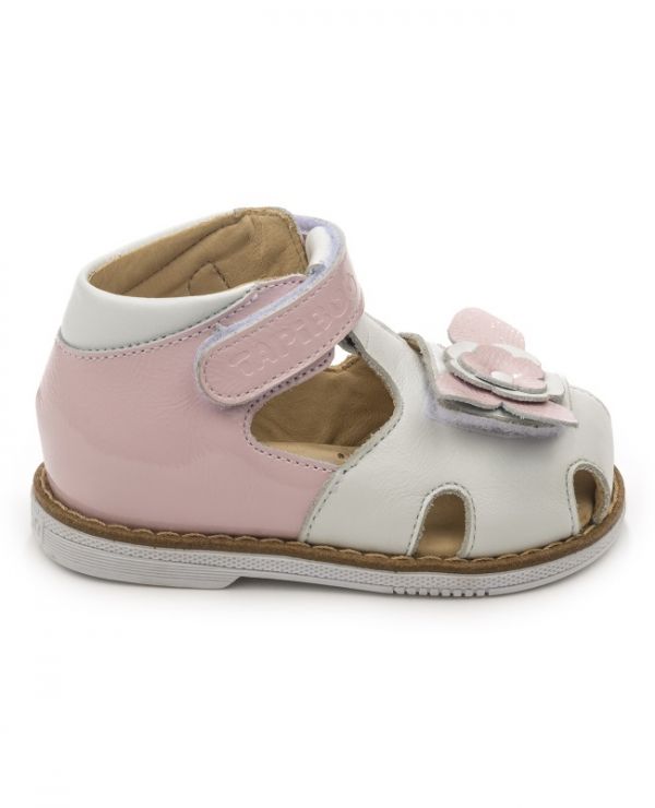 Children's sandals 26021 leather, LILY pink
