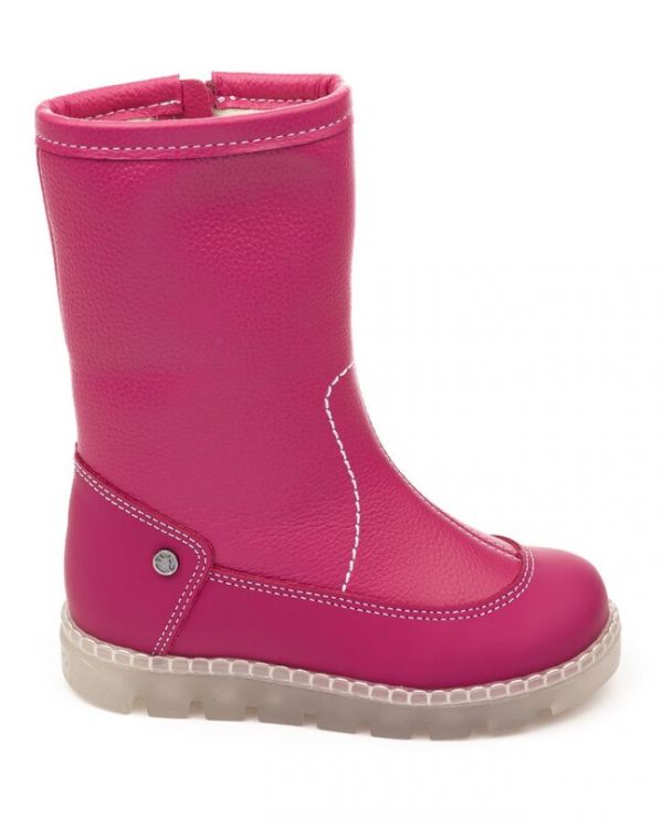 Boots children's wool 22011 leather, BOMBAY raspberry