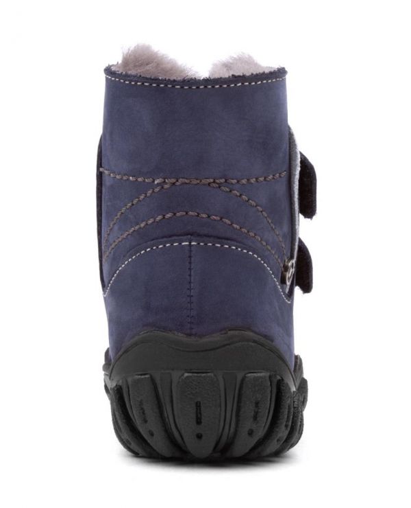 Children's boots fur 23026 leather, NEW YORK blue