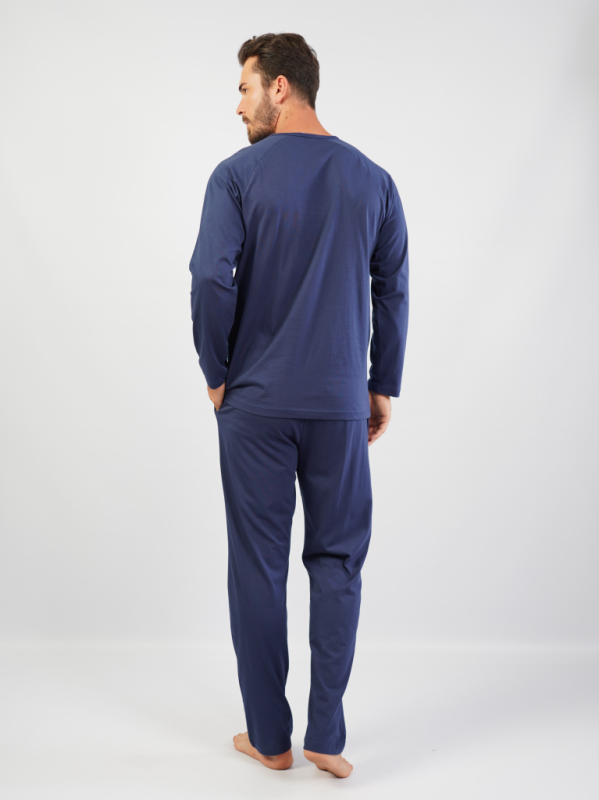 104224 0974 Set with long sleeve trousers COBALT blue