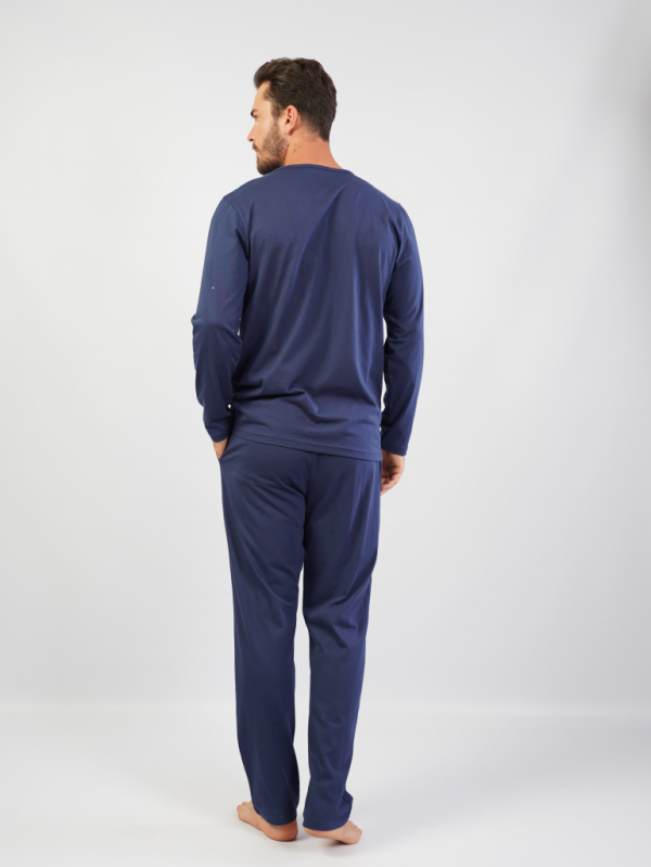 104225 0974 Set with long sleeve trousers COBALT blue