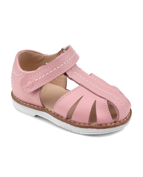 Children's sandals 36001 leather, VIOLE pink