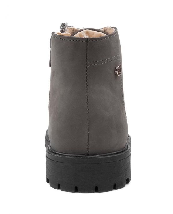 Children's boots to / p 23033 leather, BELIN gray