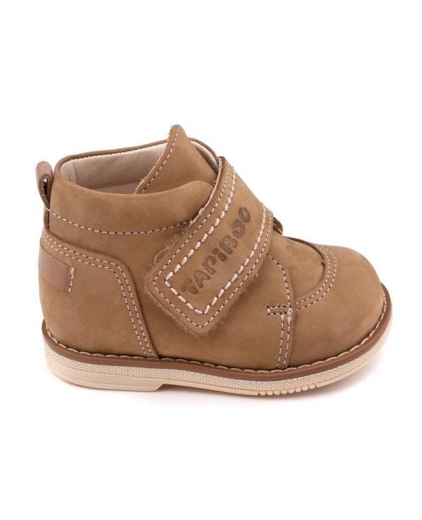 Children's boots 24015 leather, NARCISS olive