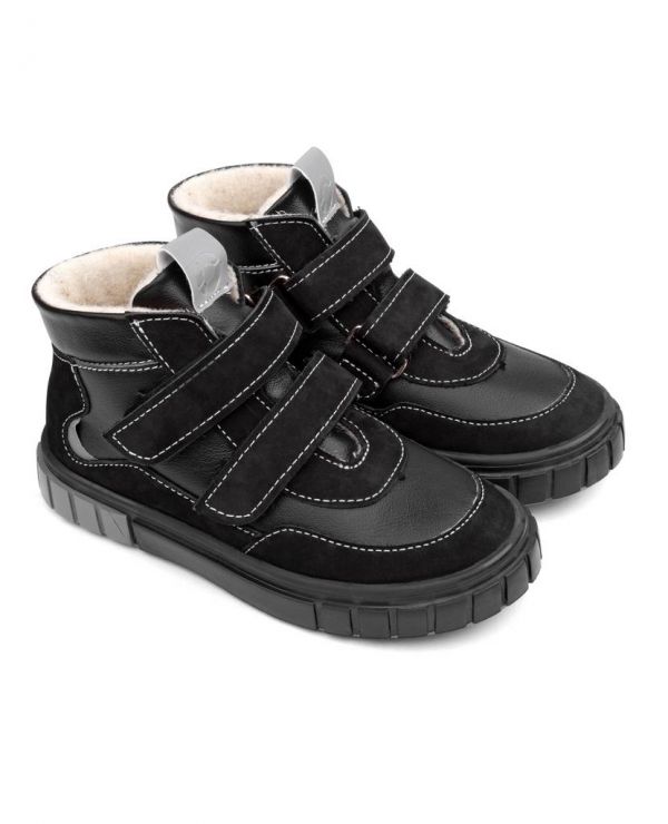 Children's boots to / p 33003 leather, MILAN black