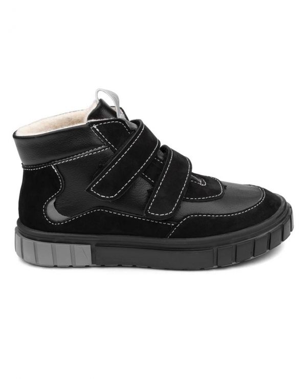 Children's boots to / p 33003 leather, MILAN black