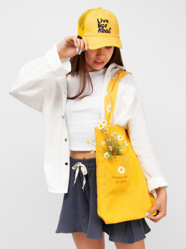 Shopping bag yellow