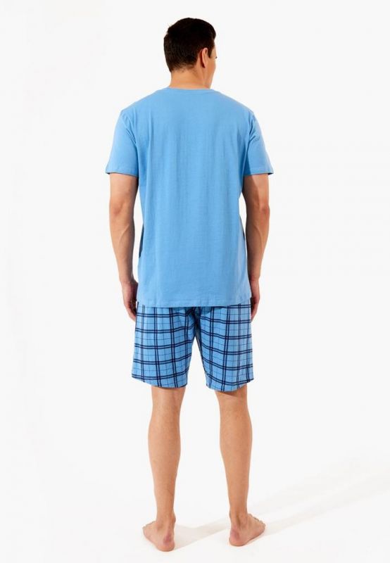 Set man (shorts + t-shirt (sweatshirt) Tamir_3 blue