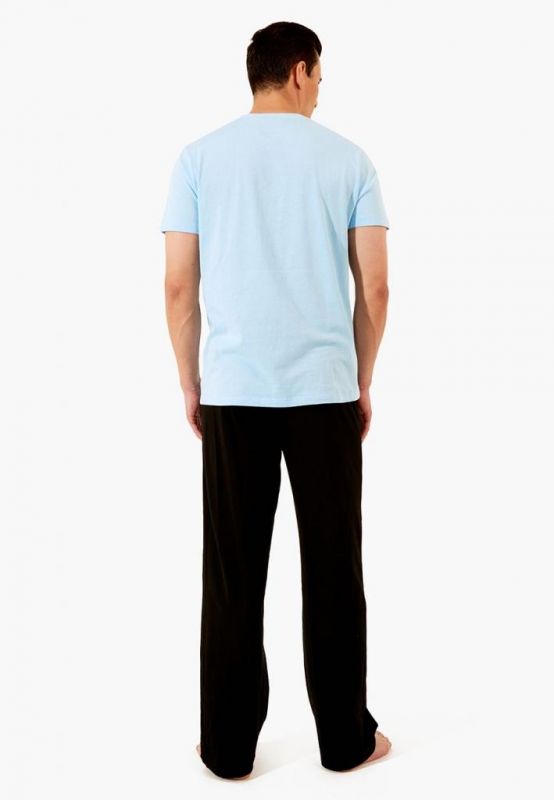 Set man (trousers + t-shirt (sweatshirt) Koddy_8 blue